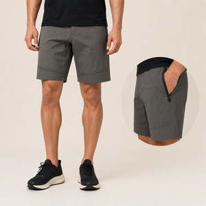 Pantalones Cortos de Senderismo Personalizados para Hombre, de Secado Rápido, Elásticos, con Bolsillos con Cremallera, Ligeros, para Entrenamiento Táctico - Product Image 1