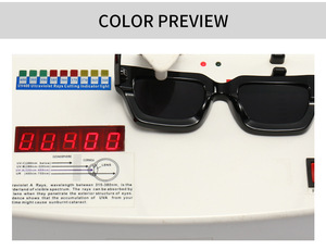 86608 New Style Personality Fashion Trendy Modern Charm Versatile Square Women Men Shades Vintage <b>Sunglasses</b> - Product Image 4