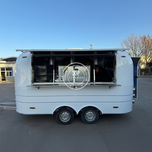 2025 OEM Pizza Food Truck Mobile Juice Bar Commercial Bbq Catering <b>Deep</b> <b>Fryer</b> Food Concession Trailer Food Truck - Product Image 6