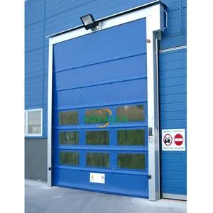 Fast door is easy to install wide application range long service life stable operation industrial high speed roll up door