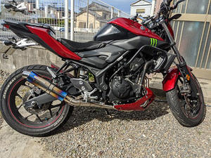 Gran oferta, sección frontal modificada de acero inoxidable de 51MM para YAMAHA R25, tubo de escape de MT-25 de MT-03 - Product Image 5