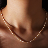 Collares Delicados de Cuentas Pequeñas de la Serie Go2boho para Mujer, Diseño Hecho a Mano, Regalos de Boda de Hawái