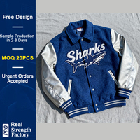 Veste de baseball avec logo brodé personnalisé, veste à lettres, streetwear universitaire, manches en cuir, veste de sport respirante pour hommes