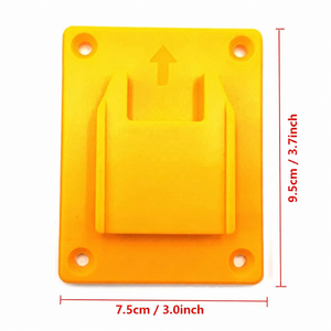 Support de rangement pour outils compatible avec les batteries <span class=keywords><strong>DeWalt</strong></span> 14.4V/<span class=keywords><strong>18V</strong></span>/20V et Milwaukee <span class=keywords><strong>18V</strong></span>, support mural pour machine-outil, dispositif de fixation - Product Image 2