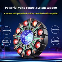 Projecteur de scène à tête mobile style boule magique à huit bras avec effets LED Wash et Strobe et télécommande pour DJ/Bar