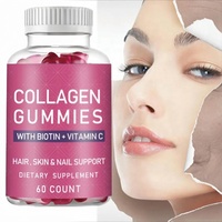 Gummies blanchissantes extra-fortes au collagène et aux peptides, enrichies en biotine et vitamines, pour la digestion, la peau, les cheveux et les ongles, pour adultes