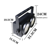 4PCS 2eyes LED COB DMX Flood Blinder Christmas Lights Cool Warm White DJ audience Stage Lighting Effect Disco Bar Wedding Party