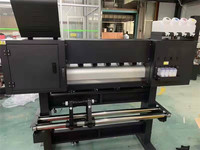 Impresora de vinilo de transferencia de calor de 70cm, sistema automático de tapado hacia arriba y hacia abajo, impresora solvente ecológica de tamaño pequeño, trazador de ropa