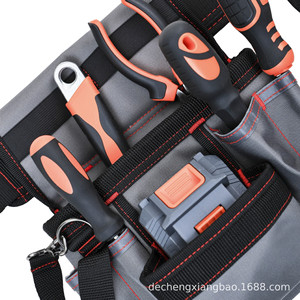 Sac de ceinture multifonctionnel YB016, 15-19 poches, capacité de 200 lb, sangle réglable pour les techniciens en réparation et installation - Product Image 2