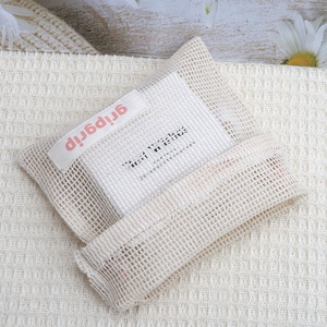 Chất Lượng Cao Sinh Thái Thân Thiện Với Nhãn Hữu Cơ Tự Nhiên Bông Net Dây Kéo Pouch Xà Phòng Saver Mỹ Phẩm Bông Lưới Túi Bụi Với Logo - Product Image 2