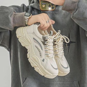 Zapatos deportivos de malla transpirable para hombre, antideslizantes, casuales, con suela gruesa y aumento de altura, para invierno. - Product Image 3