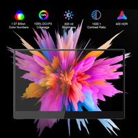 Monitor Portátil SIBOLAN de 14 Pulgadas 4K IPS LCD Táctil con DCI-P3, Diseño Ultra Delgado de Aleación de Aluminio al 100%, Alimentado por USB-C