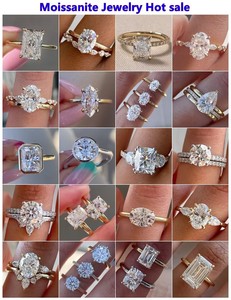 IGI chứng nhận 1CT đến 5ct Lê phòng thí nghiệm phát triển kim cương Nhẫn cvd hpht cho nam giới phụ nữ đính hôn đám cưới tùy chỉnh 14k 18K vàng rắn - Product Image 4