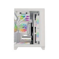 JNP vente en gros RGB ARGB boîtier de ventilateur jeu alimentation de bureau système de refroidissement par eau ordinateur boîtier pour PC