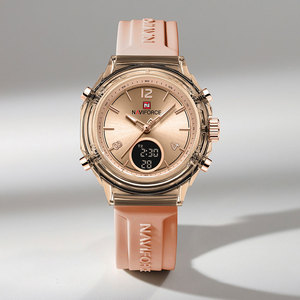Reloj NAVIFORCE para Mujer, Marca de Lujo, Resistente al Agua, Original, Digital LED, Fecha, <span class=keywords><strong>Semana</strong></span>, Reloj de Pulsera de Silicona, Modelo 7109 - Product Image 5