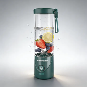 Household Hotel Portable 550ml 2000mAh Long-Lasting Battery USB <b>Car</b> Blender 6 Blades One-Touch Use Ice Crushing Hands-Free Fruit - Product Image 4