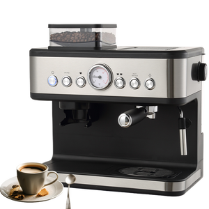 20Bar Ulka 3-in-1 Espresso Coffee Maker Portable Stainless Steel Bean <strong>Decaf</strong> for Hotel Home Use - Product Image 1