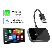 Nouveautés d'usine OEM : Adaptateur sans fil CarPlay en aluminium, Boîtier intelligent Android Auto, Dongle Wi-Fi Apple Mini, 1 an