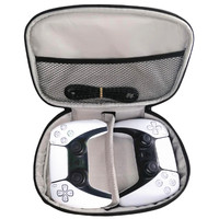 Étui de rangement portable à fermeture éclair EVA, grande capacité, étanche, antichoc, anti-poussière, pour 2 manettes PS4/PS5/Switch