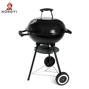 Barbecue portable au charbon de bois Hongyi Outdoor, en acier, 20 pouces, avec roues, pour la cuisine en plein air - Product Image 5