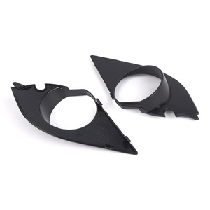 Encadrements de feux antibrouillard noirs en plastique ABS pour BMW Série 5 E60M, pare-chocs avant, grille inférieure, paire gauche et droite - Product Image 1