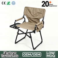 Chaise de Réalisateur Pliante à Dossier Haut en Acier, Tissu Oxford 600D, Pliage Compact 55cm, pour Jardin, Plage, Pêche, Camping