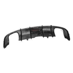 Diffuseur de lèvre de pare-chocs arrière en Fiber de carbone K Style avec feu stop pour <span class=keywords><strong>Audi</strong></span> A5 Sports Edition Convertible Sedan S5 2017-19 - Product Image 5