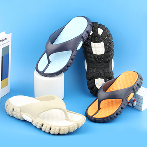 OLICOM – Tongs d'été personnalisées en gros, confortables, en EVA, avec semelle épaisse massante, sandales de plage tendance pour hommes - Product Image 1