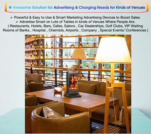 New Double Side LCD Touch Screen Remotely <strong>CMS</strong> Cloud Server Control Table Top Digital Menu Displays Advertising Player - Product Image 2