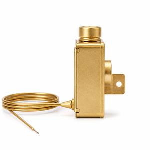 Thermostat capillaire WRC-601 Gold -35 à 350°C SPST SPDT avec <span class=keywords><strong>sonde</strong></span> à aiguille pour <span class=keywords><strong>chauffe</strong></span>-<span class=keywords><strong>eau</strong></span>, friteuse, four - Product Image 2