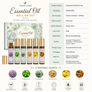 Set de Aceites Esenciales Portátiles <span class=keywords><strong>para</strong></span> Aromaterapia, en Roll-on, <span class=keywords><strong>para</strong></span> Dormir, Mejorar el Estado de Ánimo e Inmunidad, Promueve un Mejor Sueño, <span class=keywords><strong>para</strong></span> Mujeres y Hombres - Product Image 4