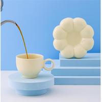 Tasses à lait en porcelaine de qualité supérieure au design nordique avec infuseur à thé, tasse à café par sublimation pour la maison, le bureau et les cadeaux d'affaires