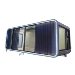 Restaurant Conteneur de Style Moderne en Capsule 4,8m en Aluminium et Acier avec Alimentation Intégrée pour Extérieur, Montage Facile, Food Truck - Product Image 3
