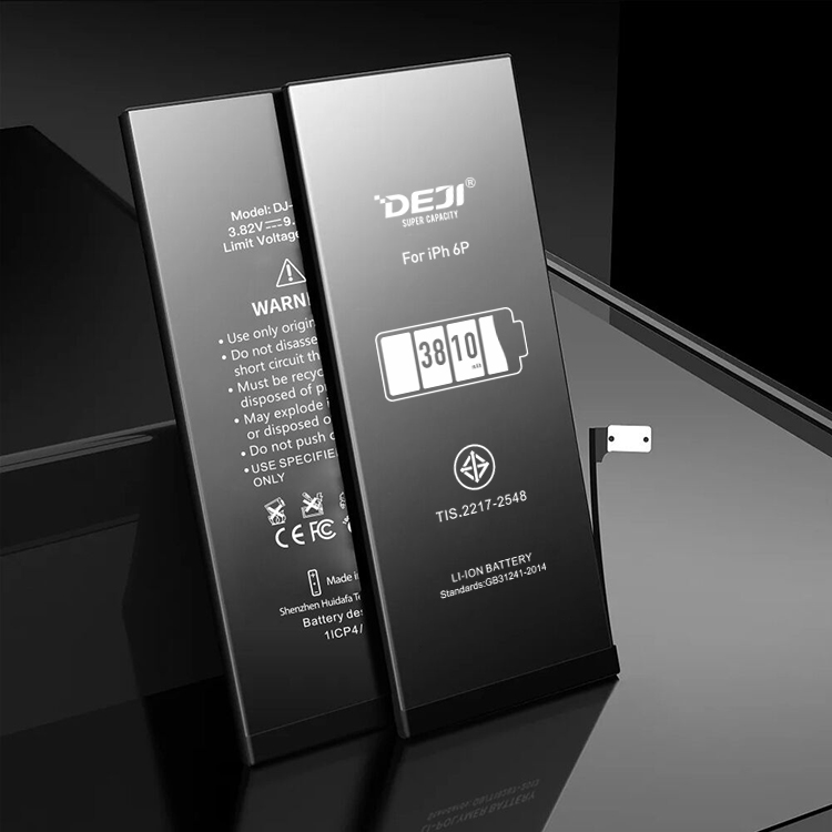 deji battery for iphone 6 plus 3810mAh 3.82v li-ion