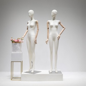 Maniquí <span class=keywords><strong>de</strong></span> Alta Gama para <span class=keywords><strong>Ropa</strong></span> <span class=keywords><strong>de</strong></span> <span class=keywords><strong>Mujer</strong></span>, Maniquí <span class=keywords><strong>de</strong></span> Cuerpo Entero <span class=keywords><strong>con</strong></span> Hombros Planos, Tipo Colgante, para Exhibición en Escaparates - Product Image 2