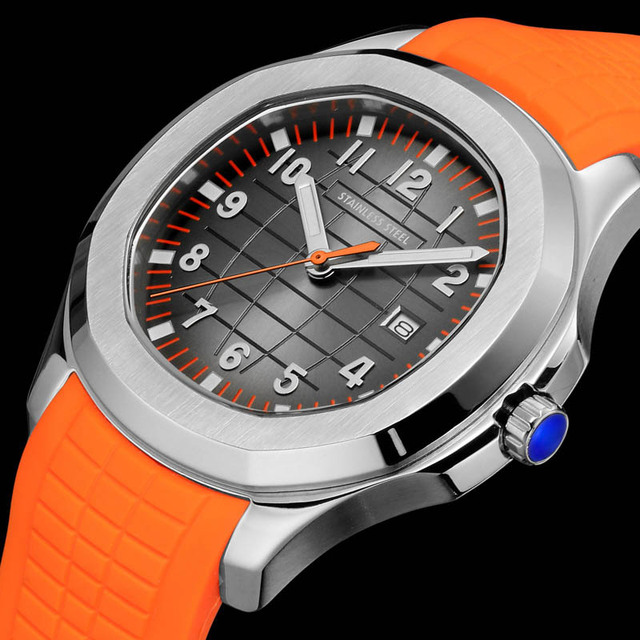 Custom Luxury Brand WaterproofJapan Movt MIYOTA Silicone Strap Sport Antique Business Stainless Steel Men Quartz Watch