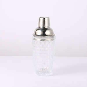 13 oz oro argento inox coperchi di vetro bevande <span class=keywords><strong>Shaker</strong></span> Cocktail <span class=keywords><strong>Shaker</strong></span> per Cocktail per bar whisky - Product Image 4