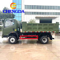 Buen precio, camión de la marca SINOTRUK Sino Truck HOWO de 6 ruedas, Euro 2 4X2, camión volquete personalizable.