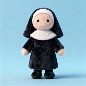 Peluche religieuse personnalisée avec logo brodé – Jouet en peluche chrétien pour souvenirs religieux - Product Image 3