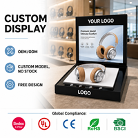 Support d'affichage pour casque Bluetooth personnalisable en acrylique magnétique pour produits numériques
