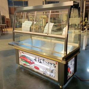 <span class=keywords><strong>ตู้</strong></span>โชว์ชาร์คิวรี่ซูเปอร์มาร์เก็ตพร้อมที่เก็บรักษาความสดใหม่สำหรับเป็ดปักกิ่งรถเข็นขายตามท้องถนนเคลื่อน<span class=keywords><strong>ที่</strong></span> - Product Image 5