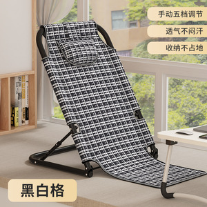 High Backrest Camping Chair With Head <b>Pillow</b> Lightweight Outdoor Hiking And Backpack Stable And Portable Folding Chair - Product Image 5