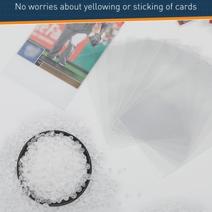 Wholesale High Quality Custom Logo Clear Trading Card Sleeves for Premium Card - Product Image 3