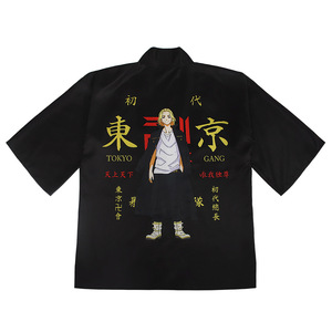 Disfraz de Cosplay de Anime, Camiseta de los Vengadores, Capa de Hanagaki <span class=keywords><strong>Takemichi</strong></span>, Kimono de Ken Ryuguji, Draken Haori, Kimono de Ryuguuji Mikey, para Hombre, Japonés - Product Image 4
