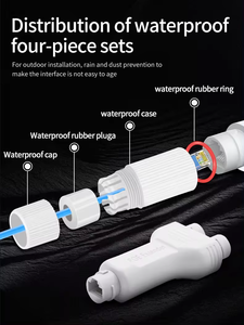 Ngoài trời không thấm nước tiêu chuẩn 100m 1 trong 2 ra 30W PoE Extender/Repeater nhà máy bán hàng trực tiếp - Product Image 2