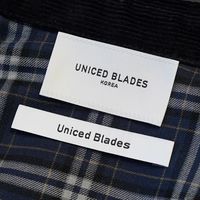 Rouleau d'étiquettes tissées personnalisées en polyester haute densité avec support satiné, découpe laser, pliage, logo et nom sur mesure, auto-adhésives et lavables