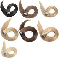 2026 siap kirim 2 #   Ekstensi Rambut Lurus 100% Rambut Manusia Asli Asal India 20pcs 50g Per Pak
