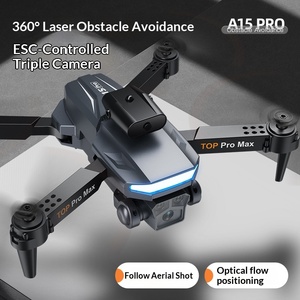 Nuevo Dron A15Pro para <span class=keywords><strong>BROS</strong></span> con Cámaras Triples de Alta Definición, Evitación Integral de Obstáculos y Plantas de Plástico - Product Image 2