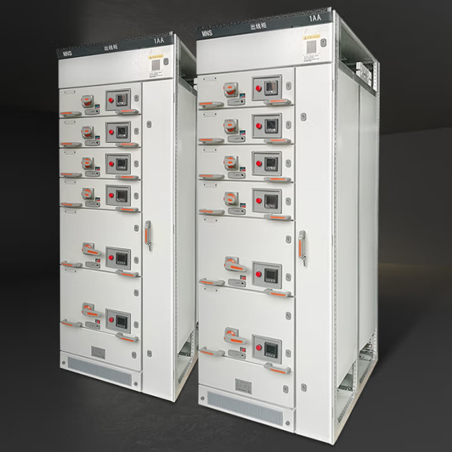 CHIST MNS Type Low-Voltage Distribution Cabinet Iron/Cold-Rolled Steel Material 380V Rated Customizable Color