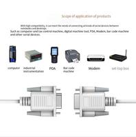 Cable Serial de 9 Pines RS232 COM DB9 para Transmisión de Datos y Video, Cable de Extensión de PVC y Cobre Puro para VGA/Proyector, Venta Directa de Fábrica OEM